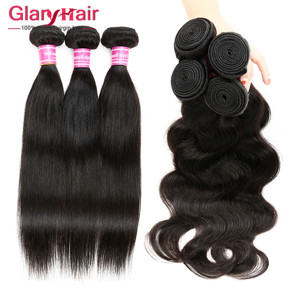 Malaysian Body Wave or Straight Human Hair Weave Bundles Indian Brazilian Peruvian Hairs Cheap Hair for Black Women 8a Hair Weft Bundle Wavy