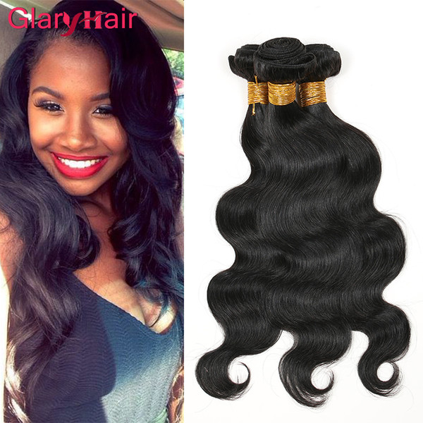 Glary Peruvian Hair Body Wave Weaves Best Sell Brazilian Virgin Hair Bundles 6pcs Unprocessed Remy Human Hair Extensions Malaysian Indian