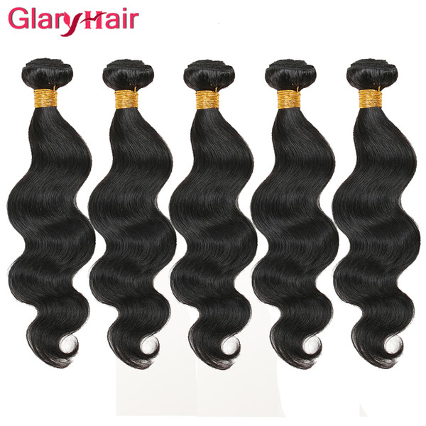 Raw Peruvian Hair Bundles Unprocessed Brazilian Human Virgin Hair Extensions 5 Bundles Malaysian Body Wave Mixed Length Wholesale Cheap Weft