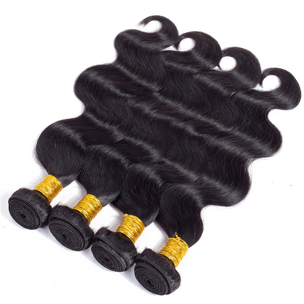 Quaity Glary Human Hair Weave Body Wave Brazilian Virgin Hair Bundles Peruvian Malaysian Indian Cambodian Human Hair Extensions Double Weft