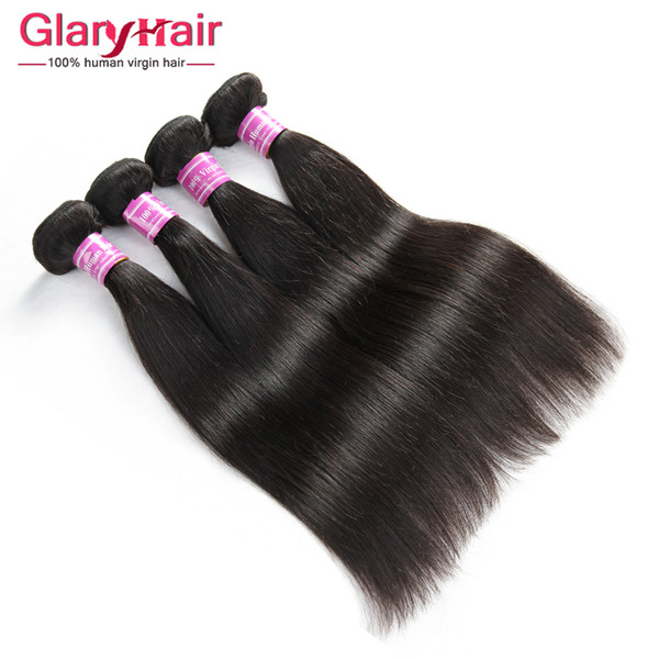 Brazilian Hair Weave Bundles 8A Grade Unprocessed Mink Brazillian Peruvian Indian Malaysian Cambodian Remy Straight Human Hair Extensions dh