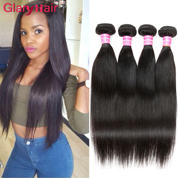 Mongolian Virgin Hair Mix Length 8-26 inches Glary Remy Human Hair Weave Bundles 6pcs Fast Express Top Quality Mongolian Hair Wefts