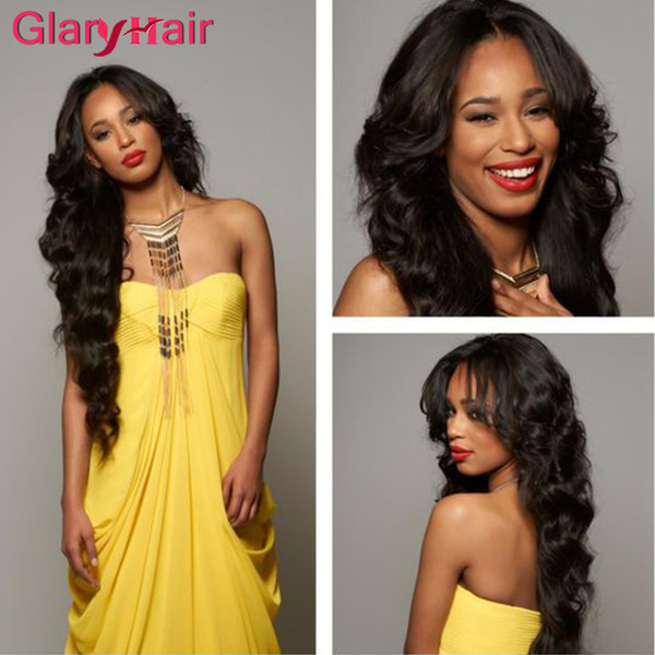 Glary Hot Sale Real Human Hair Extensions Wefts Mink Brazilian Hair Bundles Straight Unprocessed Virgin Hair Bundles 4 5 6 Pieces Free Ship