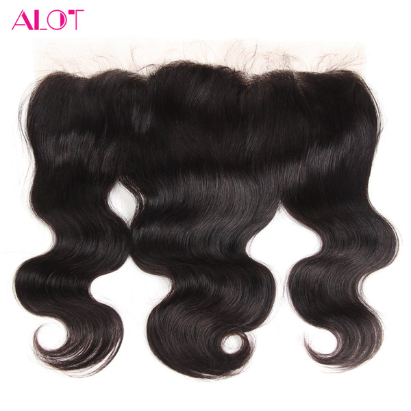 Body Wave Lace Frontal Closure 13*4 Ear To Ear Full Frontal Free Part Closure Natural Color 100% Virgin Human Hair