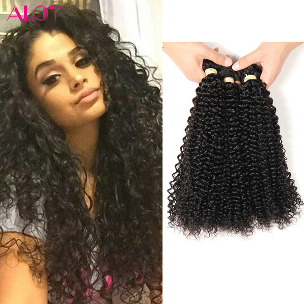 Kinky Curly Hair Brazilian Virgin Hair Indian Peruvian Malaysian Human Hair Bundles Kinky Curly 3 Bundles 100% Unprocessed Extensions