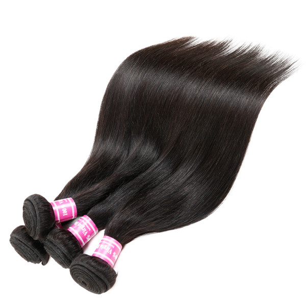 Brazilian Indian Cambodian Mongolian Malaysian Peruvian Virgin Hair Bundles Straight Human Hair Weaves Health And Beauty Can Be Dyed Hair