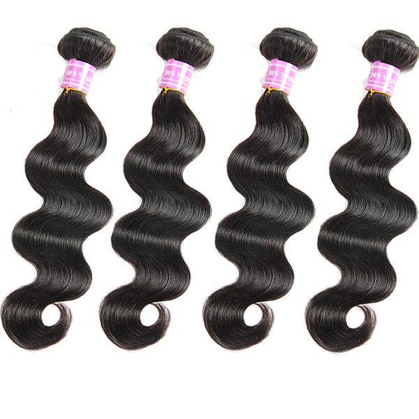 Peruvian Hair Bundles Malaysian Mongolian Cambodian Indian Brazilian Virgin Human Hair Weaves Extensions Natural Color Unprocessed Body Wave