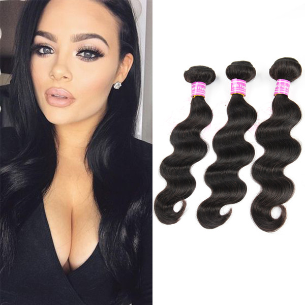 Brazilian Virgin Human Hair Weaves Health And Beauty Hair Bundles Malaysian Indian Mongolian Cambodian Peruvian Unprocessed Virgin Hair