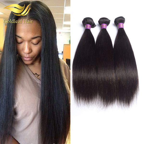 Peruvian straight hair extension wholesale price fast shipment Brazilain Indian Malaysian hair no shedding 3 pcs natural color straight hair