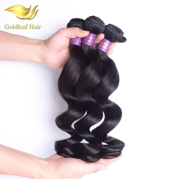 Peruvian Virgin Hair Extension Loose Wave 3 Pcs Peruvian Loose Wave Brazilian Malaysian Peruvian Loose Wave Human Hair Weave Bundles