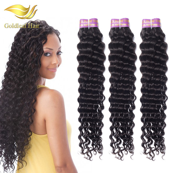 Wholesale Price Peruvian Deep Wave 1 Bundle Peruvian Human Hair Brazilian Indian Malaysian Mogolian Hair Weaves Virgin Hair Bundles