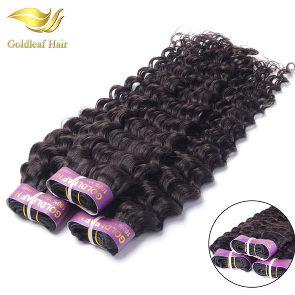 Brazilian Deep Wave Virgin Hair 100% Human Hair Weave Malaysian Peruvian Indian 3 Bundles Cheap Brazilian Curly Virgin Hair