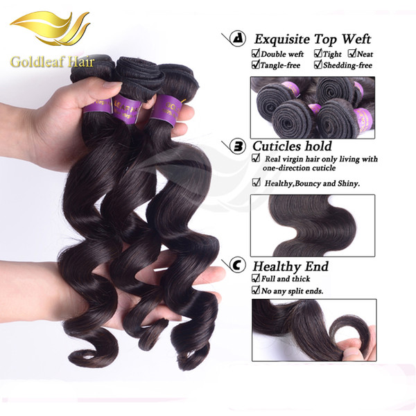 Unprocessed human virgin loose wave Peruvian loose wave Brazilian hair Malaysian virgin hair human hair extensions