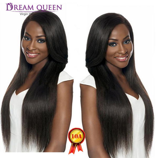 Top 10A Quality Brazilian Body Wave Straight Virgin Hair Weaves 6 Bundles Lot Malaysian Peruvian Remy Human Hair Extensions Wefts