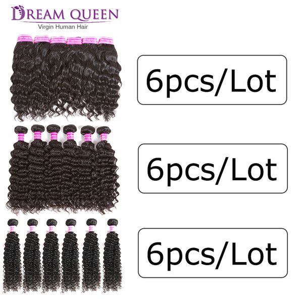 Unprocessed 8A Malaysian Brazilian Virgin Bundles Natural Wave human hair Wefts Kinky Curly Deep Wave Indian Human Hair Extensions Deals