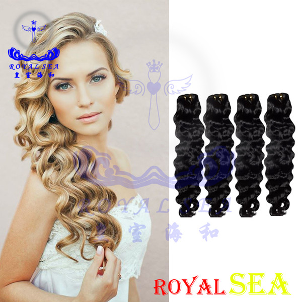 Brazilian Human hair 8A Brazilian virgin Human Hair Cheap 4 Bundles Water Wave Curl Hair For Sale Factory Price Free Shipping