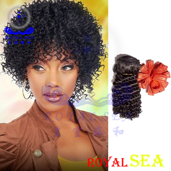 Malaysian Human Hair 7A Kinky Curly Human Hair Extensions Wholesale Price Silky Malaysian Hair Weave Mix length 8