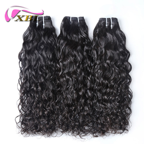 XBL New Arrival Amazing Water Wave Human Hair Bundles 3/4 Bundles One Set Within 24 Hours Delivery