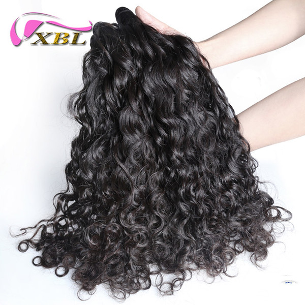 xblhair water wave virgin human hair extensions sew in hair extensions indian virgin human hair bundles