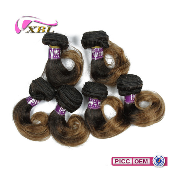 xblhair short human hair extensions ombre human hair bundle virgin cheaper brazilian color human hair weave