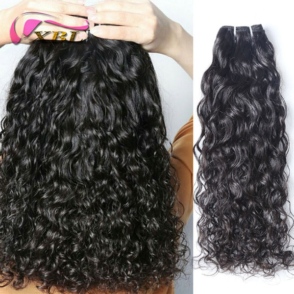 xblhair water wave virgin human hair weft black in extensions virgin malaysian flat human hair bundles