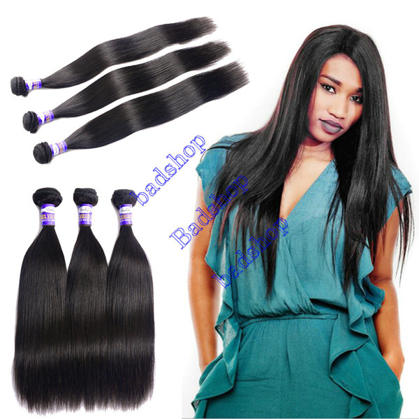 Brazilian Straight Hair bundles 8A 100% Unprocessed Brazilian Straight Human Hair Extensions Brazilian Peruvian Hair Weave Bundles