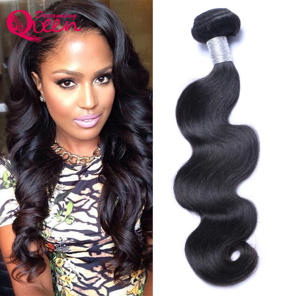 Brazilian Human Hair Extensions Malaysian Peruvian Mongolian Cambodian Unprocessed Body Wave Hair 3 Bundles Dyeable Best Quality Hair Weave