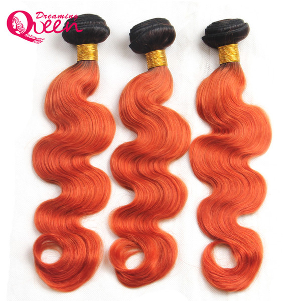 #T1B 350 Ombre Brazilian Body Wave Human Hair Extensions 3 Pcs Brazilian Virgin Human Hair Ombre Bundles Ombre Hair Weaves 