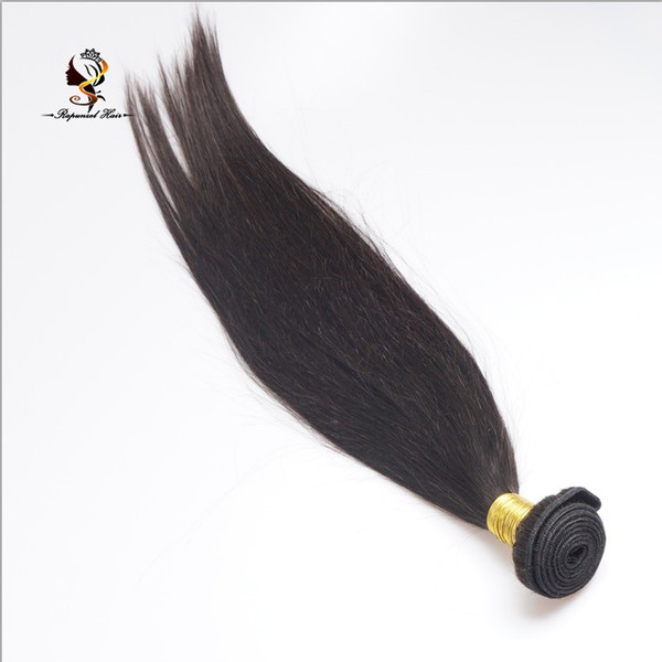 QDRapunzelHair Dropship real silky straight brazilian hair bundles natural color 100%human hair