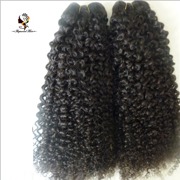 DHgate best sellers high quality kinky curl sew in hair weave cheap virgin brazilian hair weaving