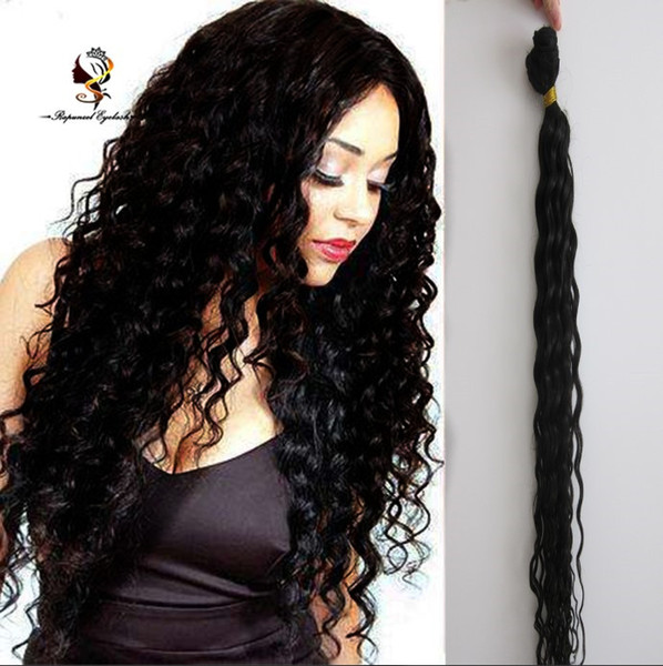 10A popular dark color original human hair depp wave brazilian hair bundles