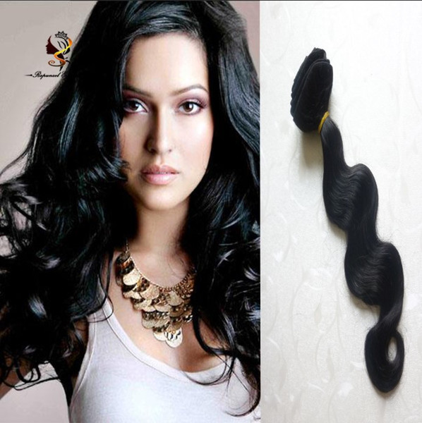 QDRapunzelHair Shopping websites new products 100% human hair black body wave hair bundles