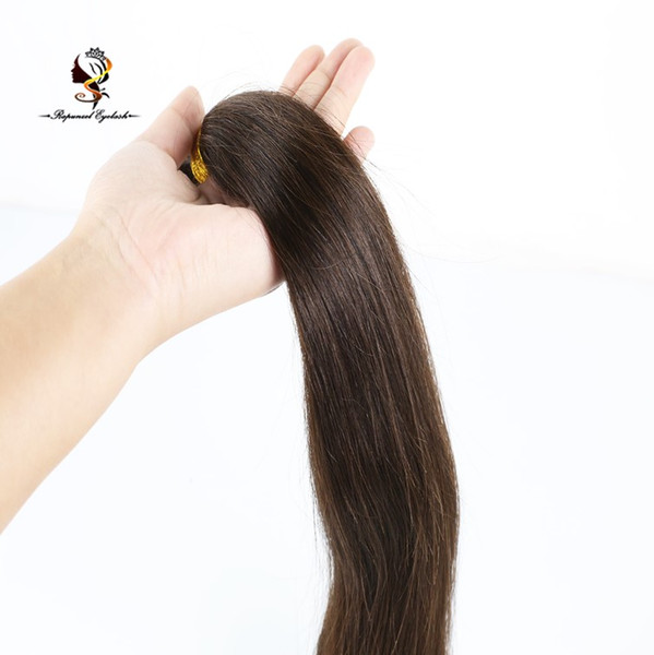 New products#2 dark brown straight cuticle aligned hair cheap brazilian human hair weave bundles