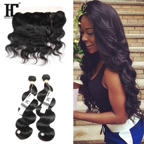 Peruvian Body Wave With Lace Frontal 2 Bundles With 13x4 Ear to Ear Lace Frontal Closure With Bundles Virgin Hair Extensions