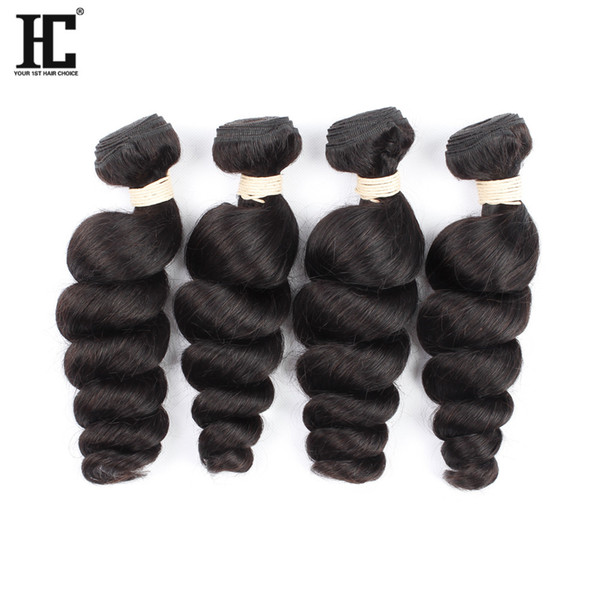 Peruvian Virgin Hair Bundles 4 Pcs lot 100g /pc 100% Unprocessed Human Hair Weaves Peruvian Loose Wave Virgin Hair Wefts Natural Color