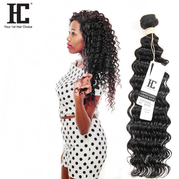 Hot Selling!!! Malaysian Deep Wave Human Hair Weaves 100% Unprocessed Human Hair Extensions 1 Bundles Malaysian Human Hair Weave Bundle