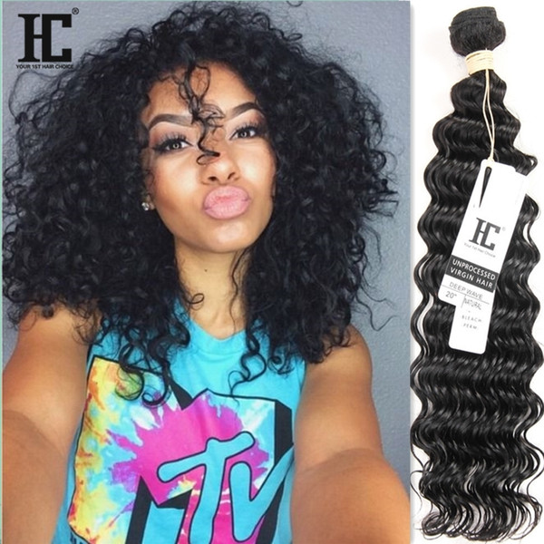 Brazilian Deep Wave Virgin Hair Unprocessed Brazilian Virgin Hair Curly Human Hair Extensions Cheap Brazilian Deep Wave