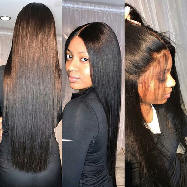 Moxika Brazilian Hair Weave Bundles Straight Human Hair Extensions 1 bundle can buy 3/4pcs 8-28Inch Natural Black Remy