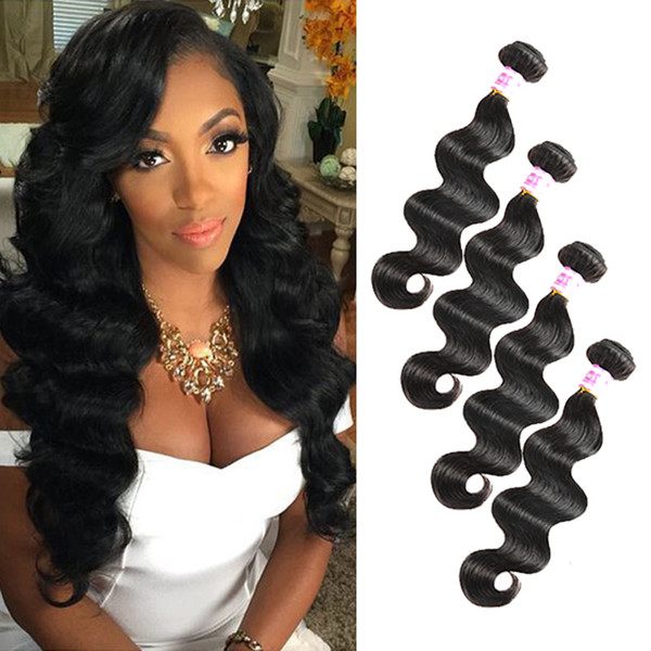 Body Wave Brazilian Bundles Unprocessed Peruvian Virgin Human Hair Weaves Malaysian Extension Cambodian Mongolian Indian Natural Color Hair