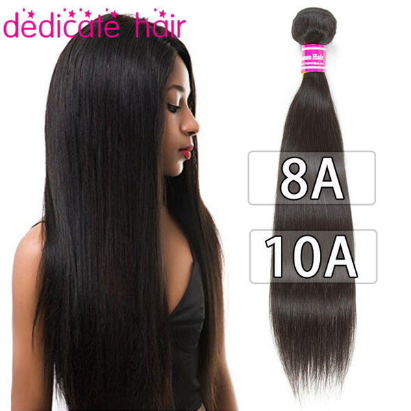 Brazilian Virgin Hair 10A Straight Bundles 100% Unprocessed 8A Hair Extensions Peruvian Indian Malaysian Human Hair Weaves Best Selling Item