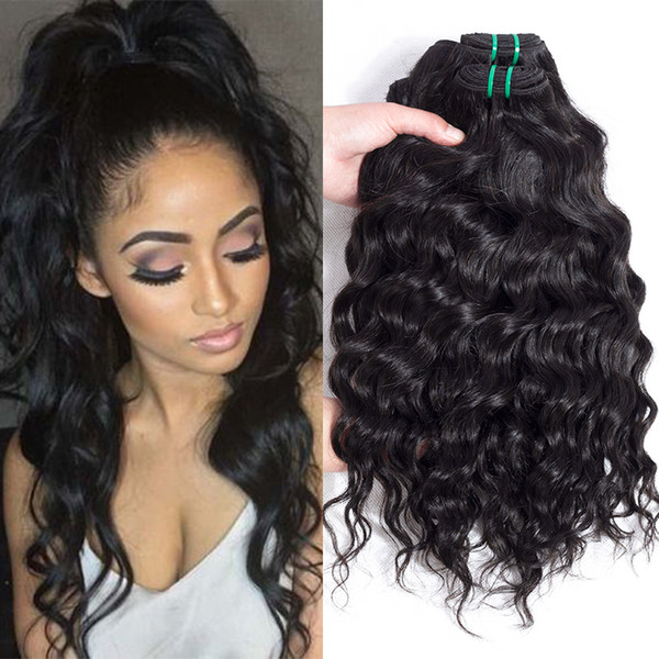 Daily Deals Most Popular Wholesale Hair Extensions Water wave Human Hair Weave Bundles Brazilian Peruvian Big Curly Virgin Hair Bundle Deals