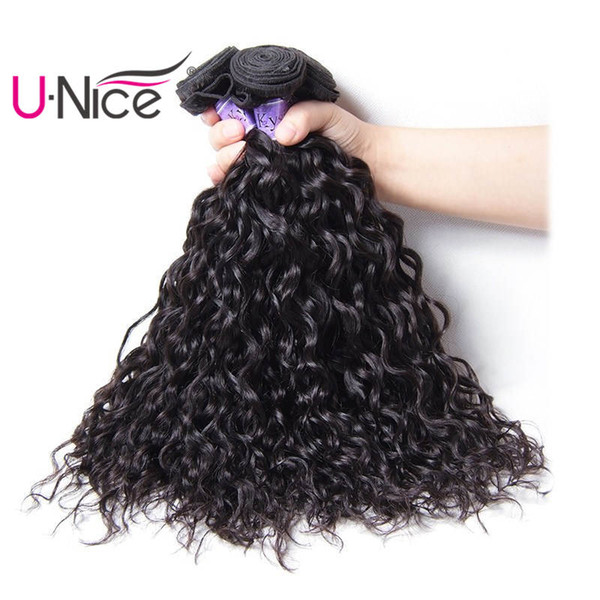 UNice Hair Kysiss Virgin Series Brazilian Water Wave 3 Bundles Malaysian Human Hair Extensions 8-26