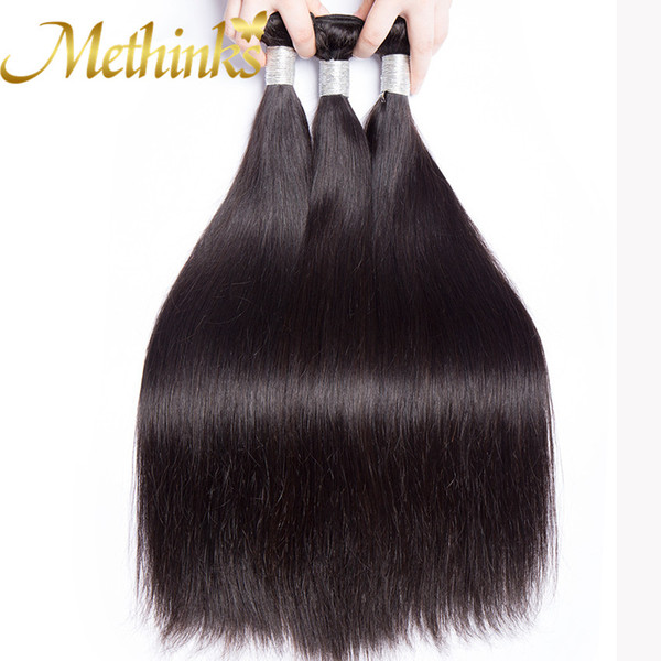 Brazilian hair bundles Straight Brazilian Hair Weave Bundles 8-30 inch Natural Black Color 3pcs/lot Deal Remy Human Hair Extensions