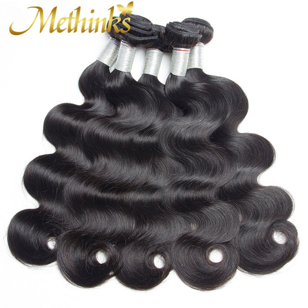 Methinks Hair Brazilian Body Wave Bundles 4Pcs/Lot 100% Remy Human Hair Bundles 10-30 inch Brazilian Hair Weave Bundles Deal