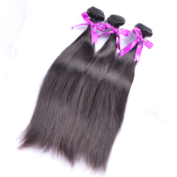 2017 New Arrival Unprocessed Virgin Brazilian Straight Hair 5 Bundle Brazilian Hair Weave Bundles Straight Weave Beauty Big Promotion