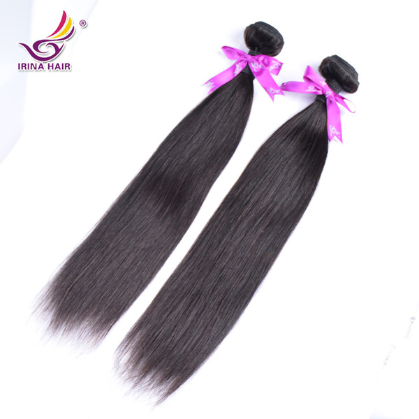 2017 new arrival One bundle 8-30inch unprocessed Peruvian hair Straight 100% brazilian malaysain peruvain silky hair extension