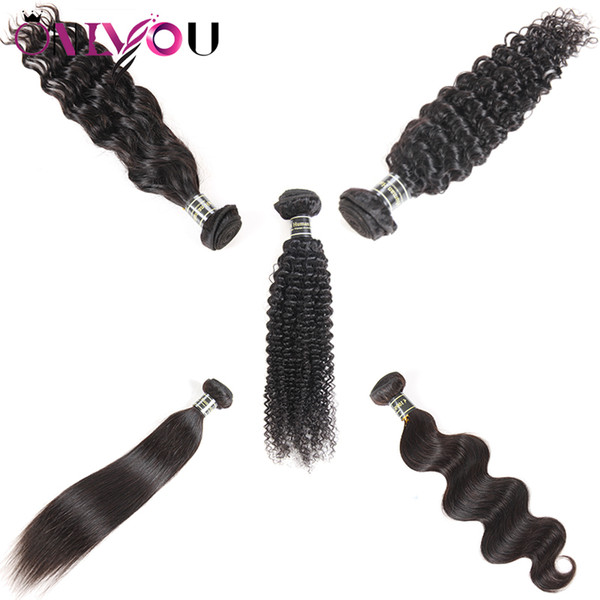 Brazilian Unprocessed Virgin Hair Bundle Deals Body Wave straight Deep Wave Kinky Curly Human Hair Bundles Remy Hair Extensions Sample Order