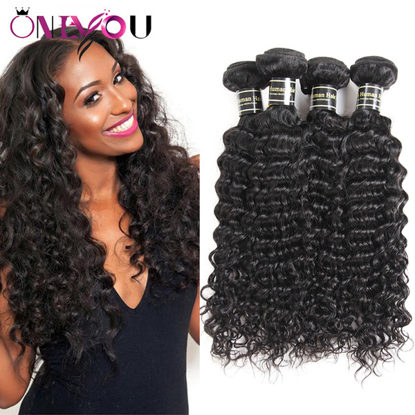 Brazilian Deep Wave Human Hair Weave Bundle Deals Unprocessed Brazilian Virgin Hair Deep Culry Remy Human Hair Extensions 3/4 pcs mix order