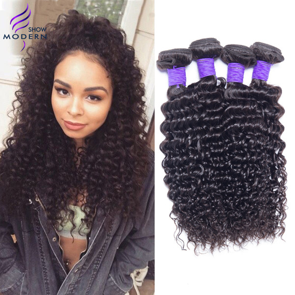 Brazilian Curly Virgin Hair Brazilian Human Hair Deep Wave 4 Bundles Real Human Hair Weave Deep Wavy No Tangle