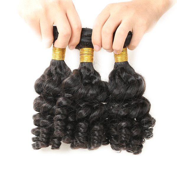 Peruvian Fummi Hair 3 Bundles Unprocessed Fummi Hair Weave Extensions(8-30inch)Natural Color Weft 